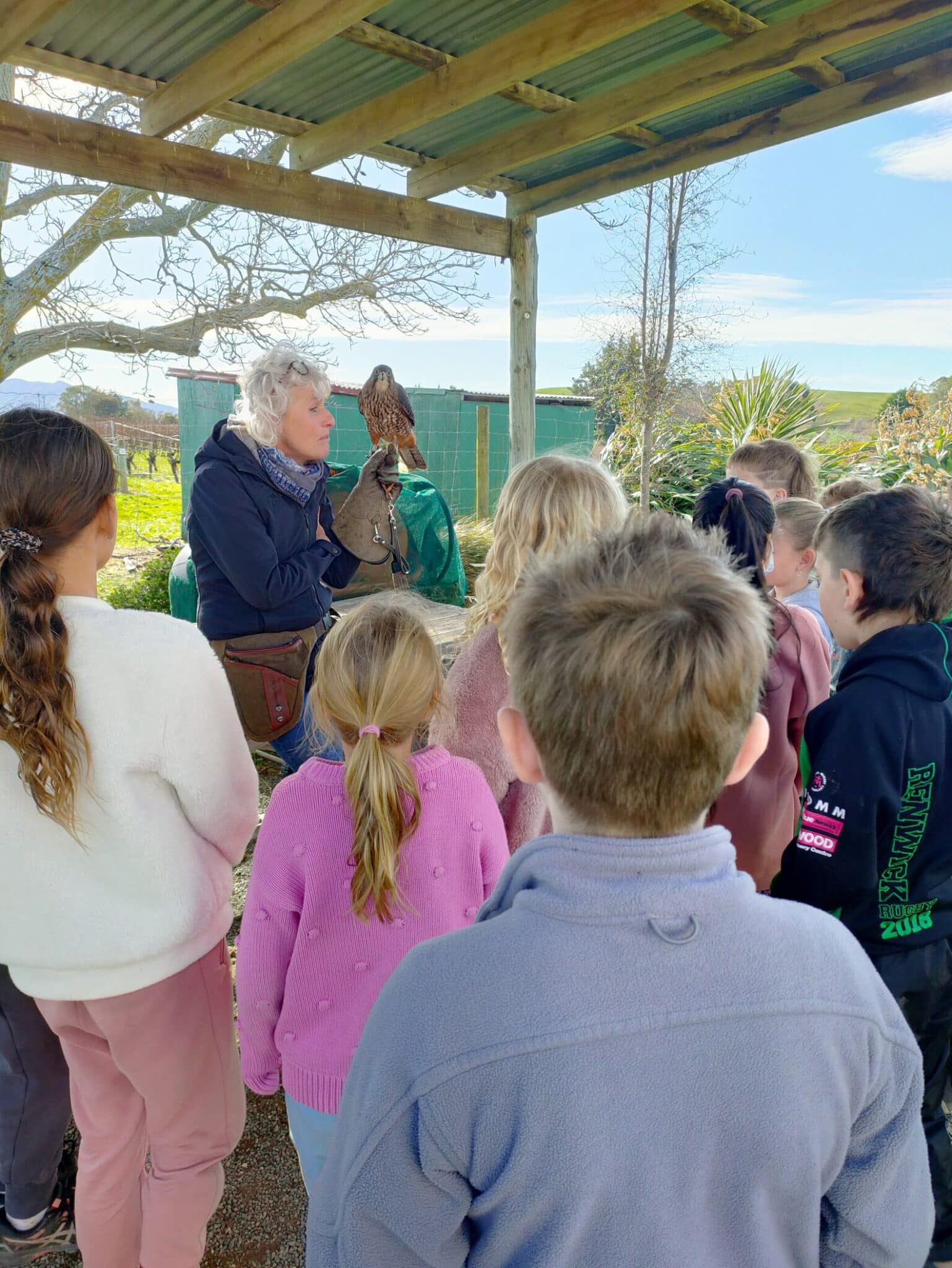 Māia Whānau Visits the Marlborough Falcon Conservation Trust
