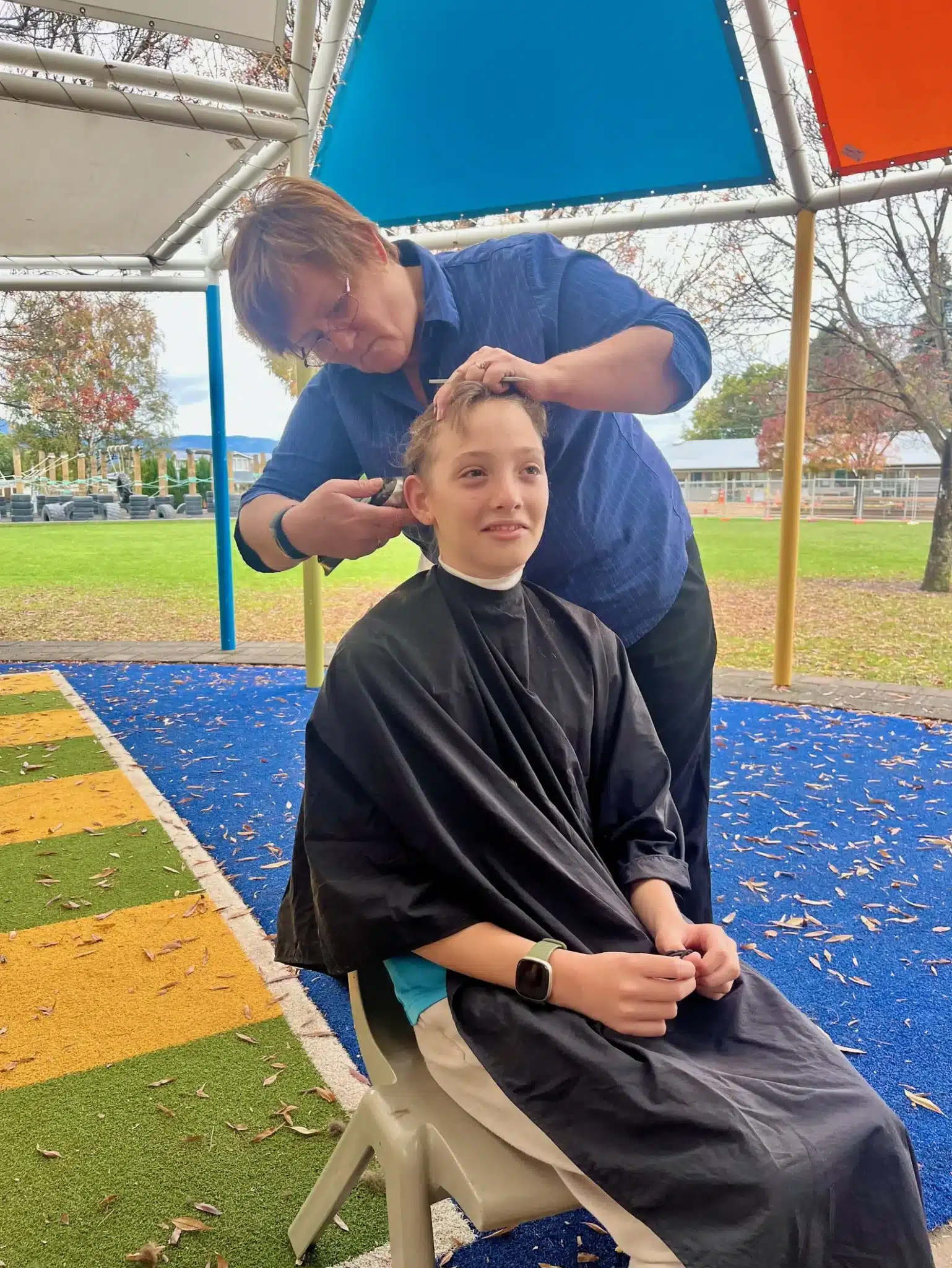 Phineas Cuts His Hair for the Cancer Society